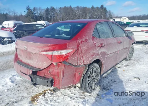 2014 Toyota Corolla S Plus z USA, uszkodzony, nr VIN 2T1BURHE1EC052929